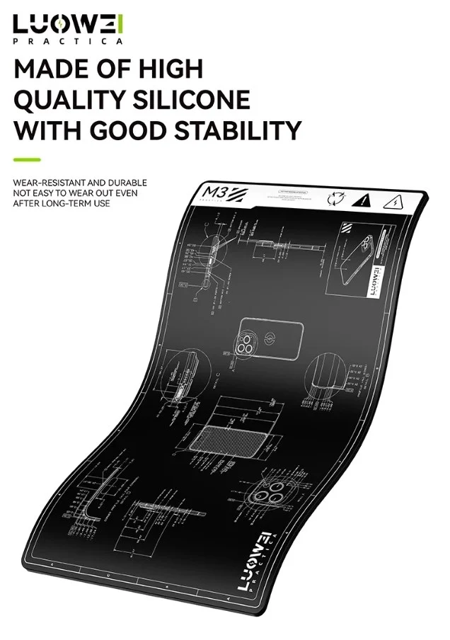 LUOWEI LW-M3 แผ่นรองซ่อมทนความร้อน