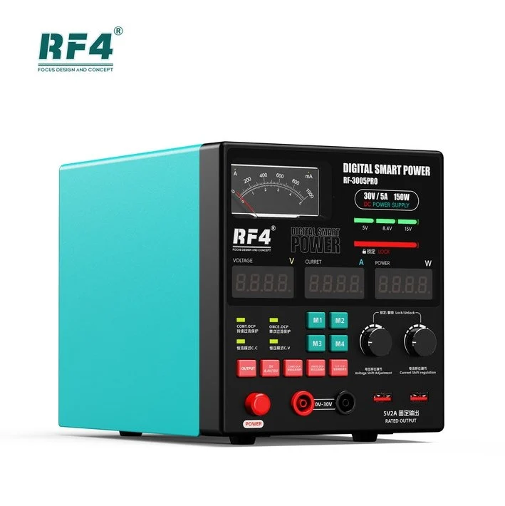 RF4 RF-3005PRO แหล่งจ่ายไฟ DC ดิจิตอล 30V 5A 150W