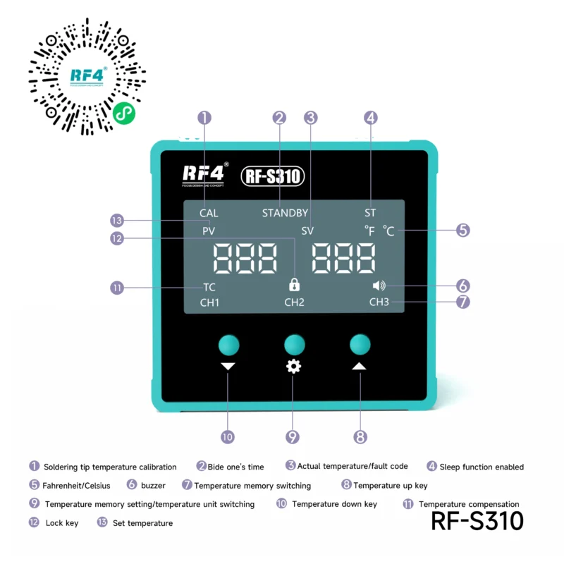 RF4 RF-S310 หัวแร้งตั้งโต๊ะ