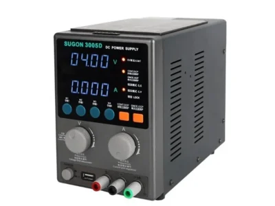 SUGON 3005D แหล่งจ่ายไฟ DC แบบดิจิตอลปรับได้ 30V 5A