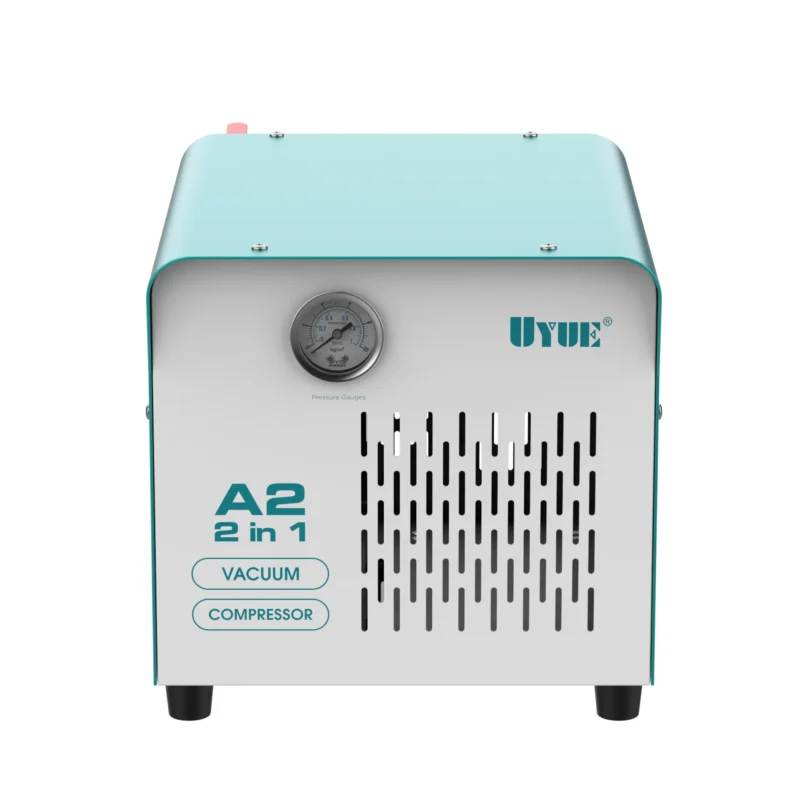 UYUE A2 ปั๊มสุญญากาศ2in ปั๊มลมสำหรับโทรศัพท์มือถือเครื่องลามิเนตและลบับเบิล