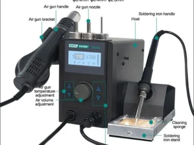 เครื่องเป่าลมร้อน QUICK 8586D+