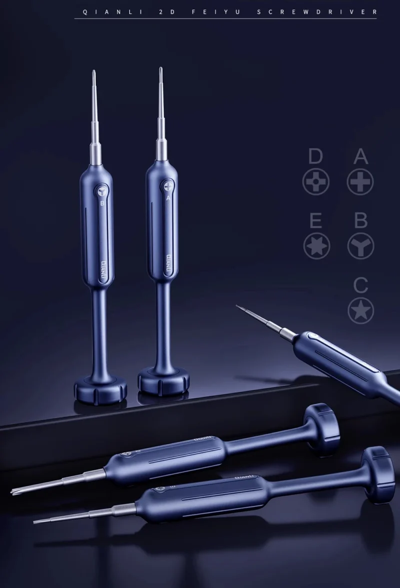 ไขควงแม่เหล็ก QIANLI 2D Flyfish ความแข็งสูงพร้อมตลับลูกปืนเรียบ