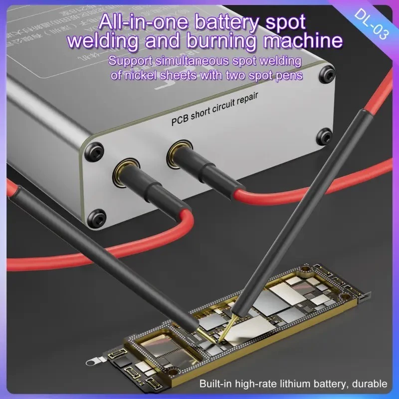 เครื่องเชื่อมขั้วแบต+เครื่องหาตัวช็อต I2c DL-03S