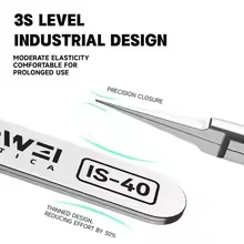 แบบสแตนเลสปลายแหลมตรง Luowei IS-40