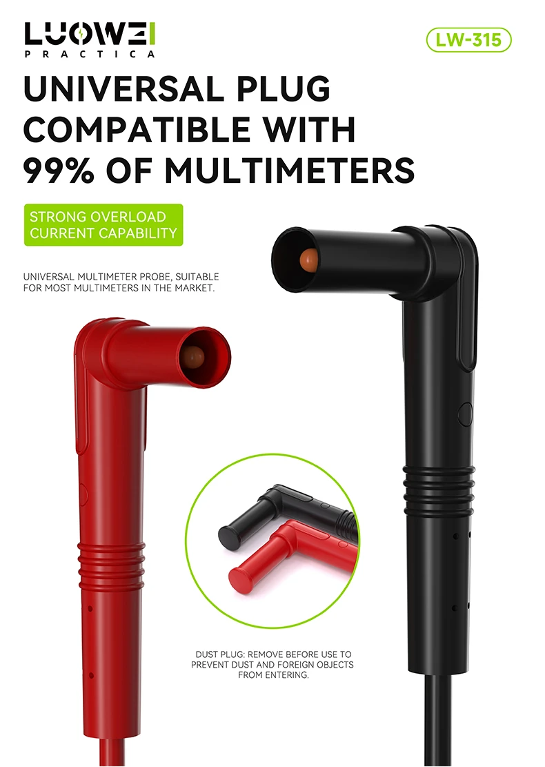 สายมิเตอร์เปลี่ยนปลายได้ Luowei LW-315